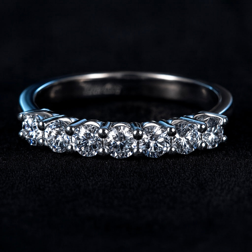 Multi Moissanite Stone Ring