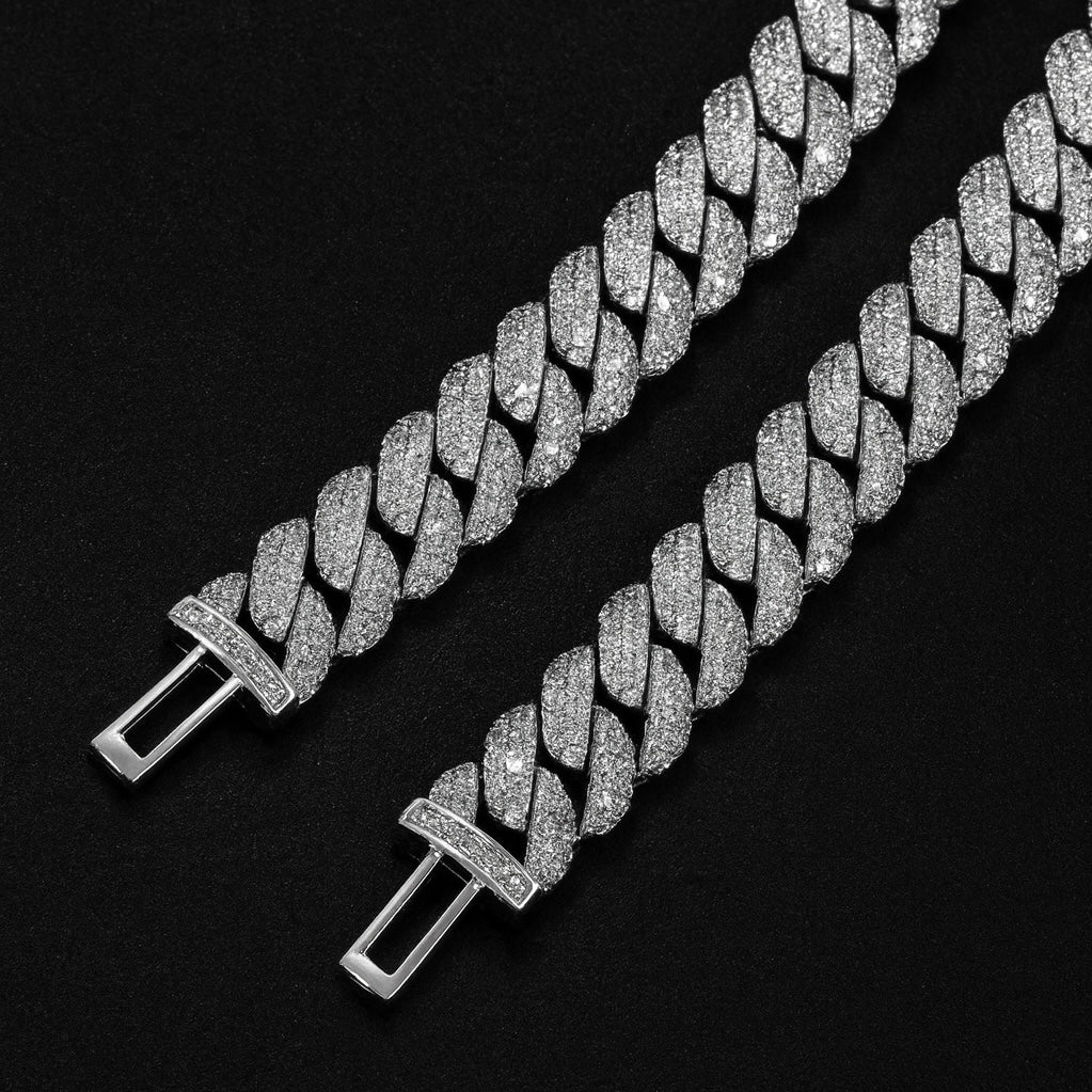Moissanite Cuban Link Chain