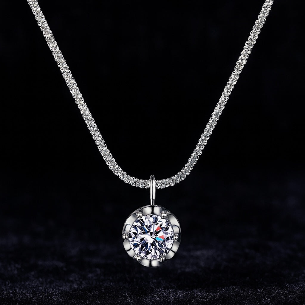Moissanite Pendant Necklace
