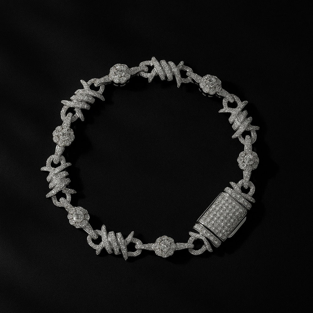 Moissanite Thorn Bracelet