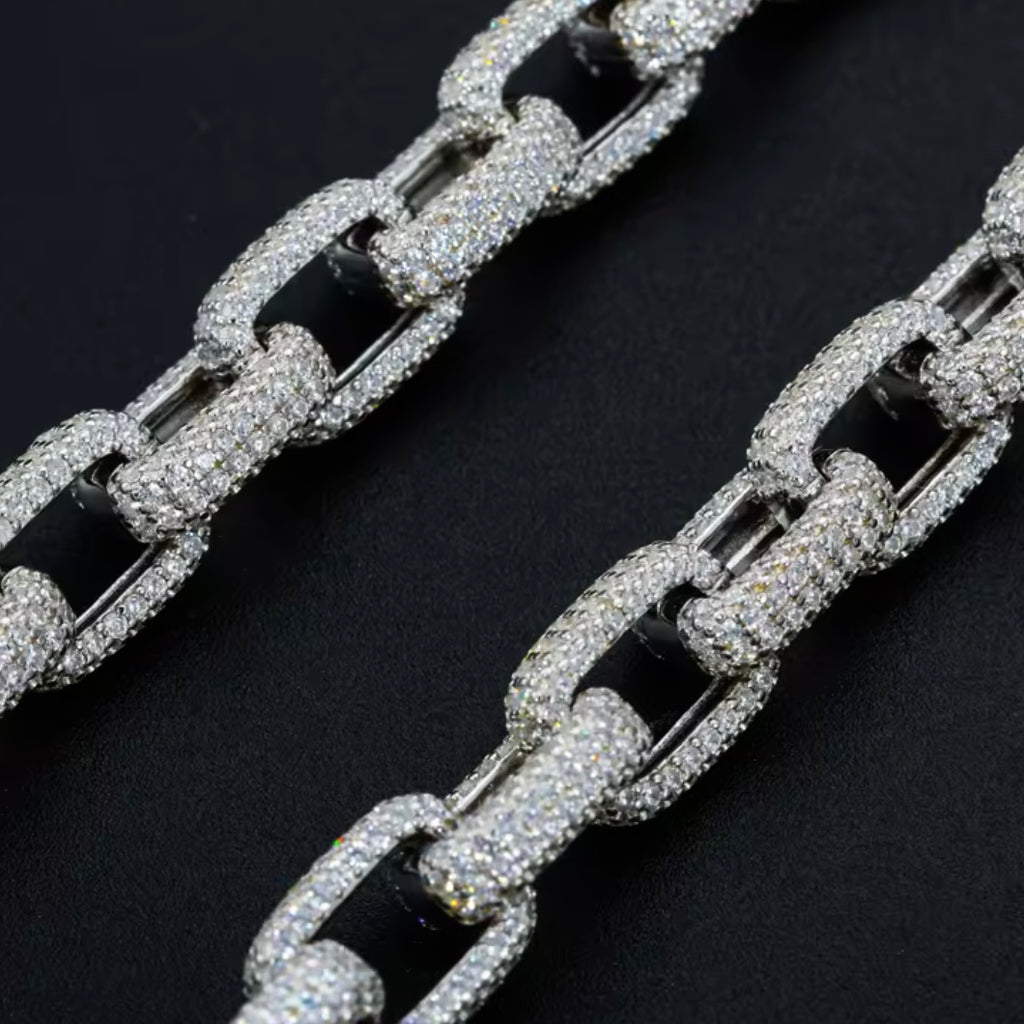 Moissanite Infinity Chain