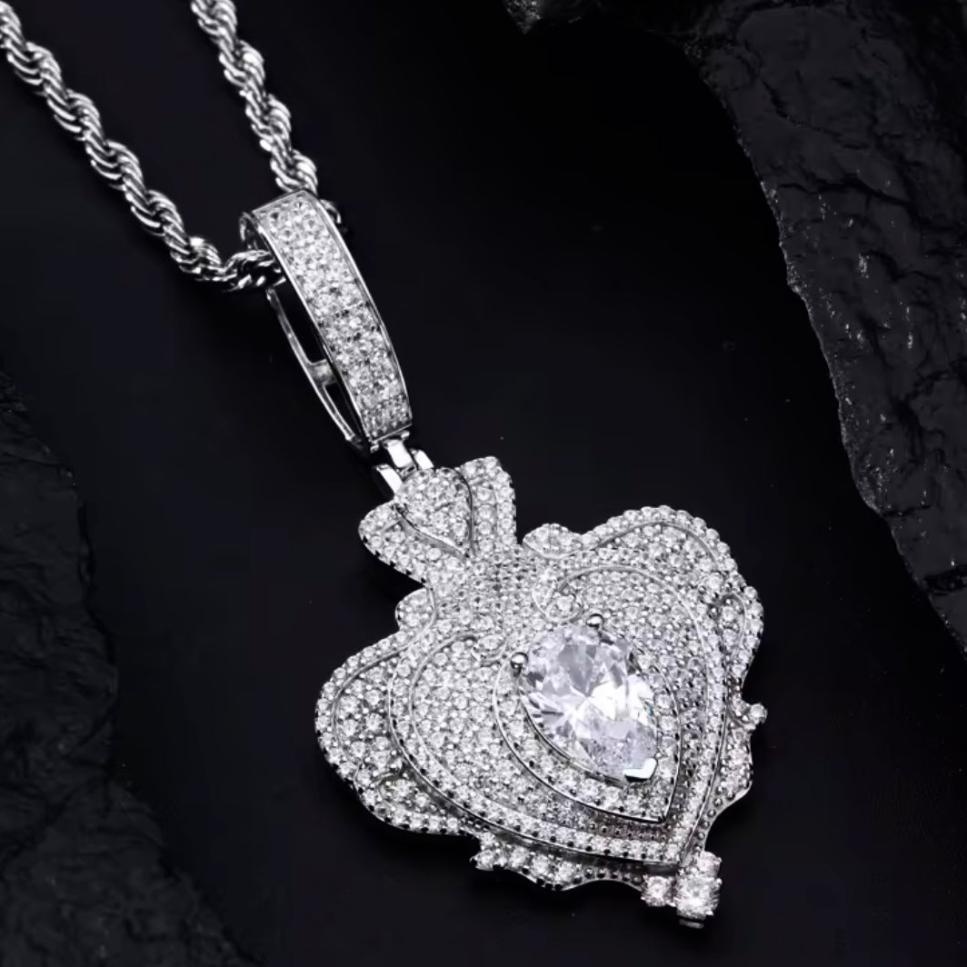 Moissanite Pikes Pendant