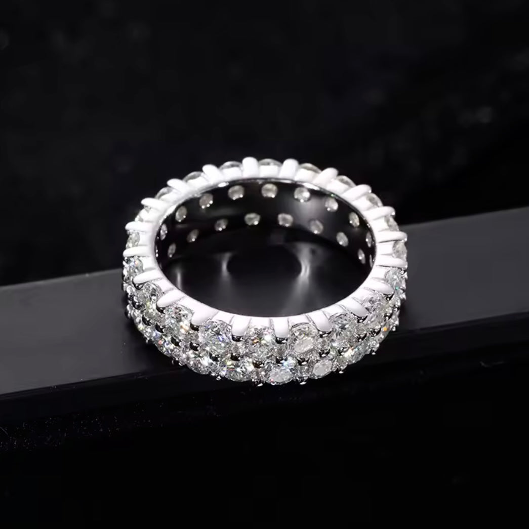 Moissanite Eternity Ring